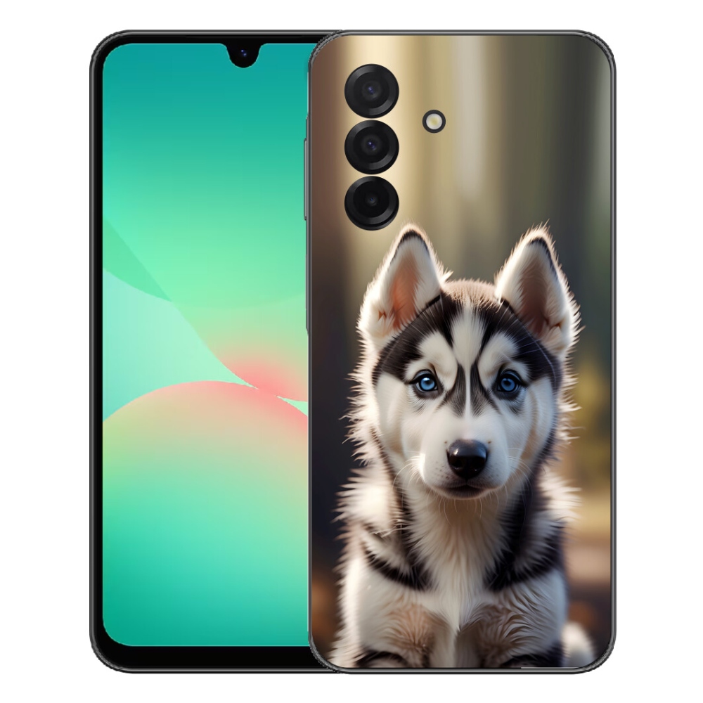 Gélový kryt mmCase na Samsung Galaxy A27 5G - roztomilý sibírsky husky