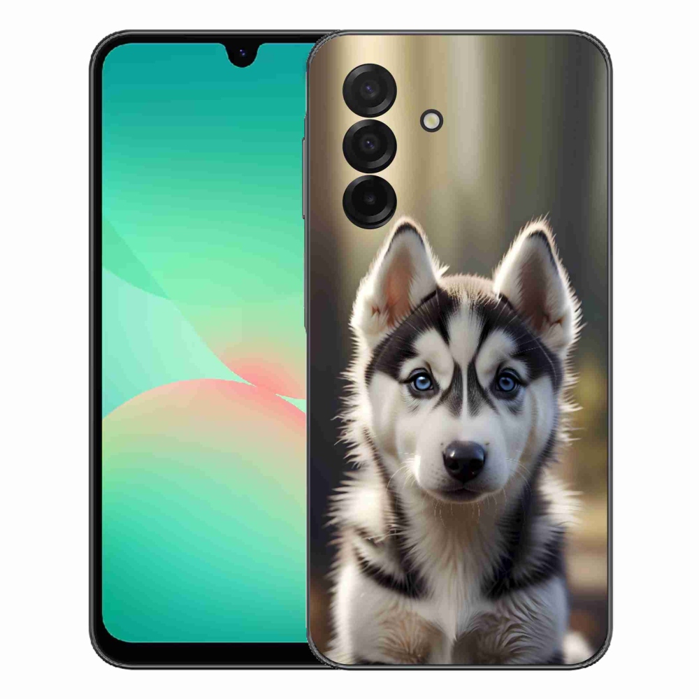 Gélový kryt mmCase na Samsung Galaxy A27 5G - roztomilý sibírsky husky