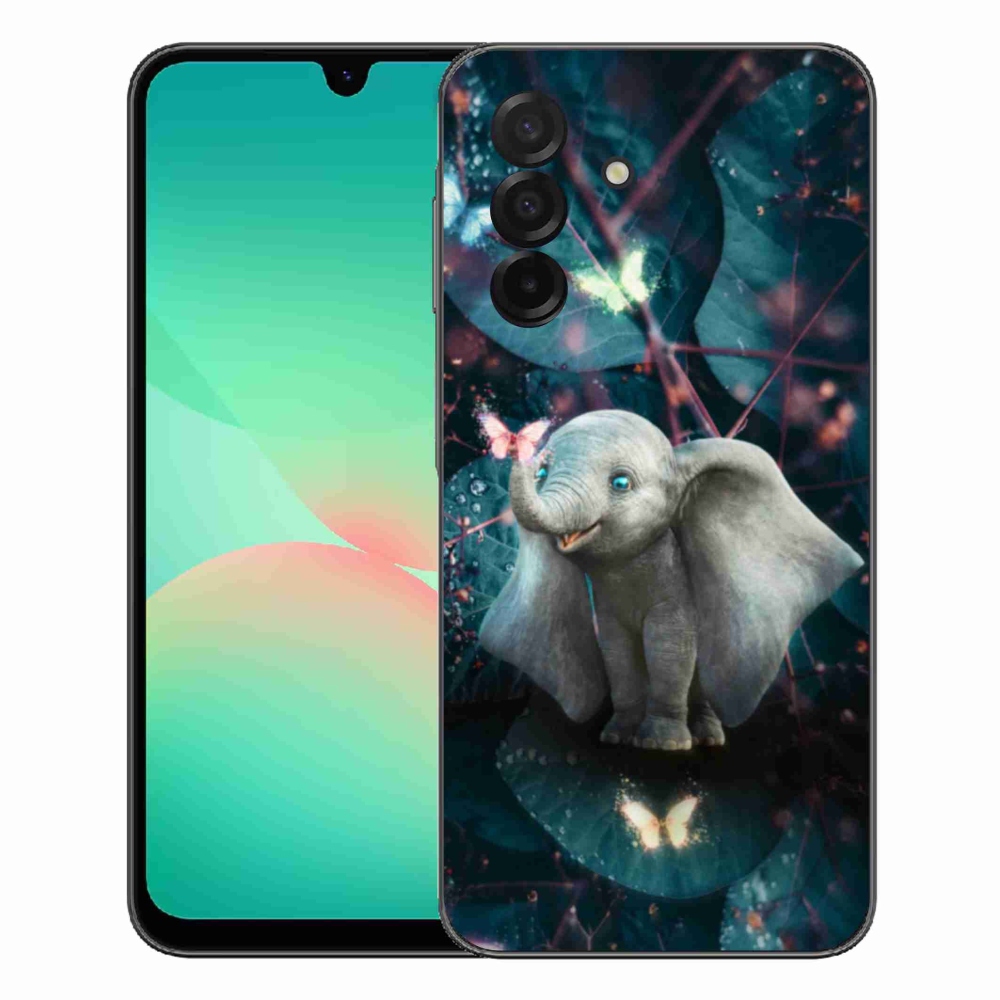 Gélový kryt mmCase na Samsung Galaxy A27 5G - roztomilý slon
