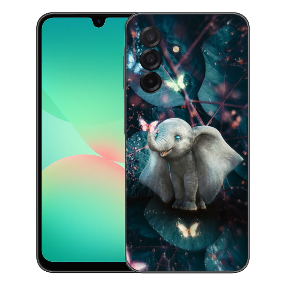 Gélový kryt mmCase na Samsung Galaxy A27 5G - roztomilý slon
