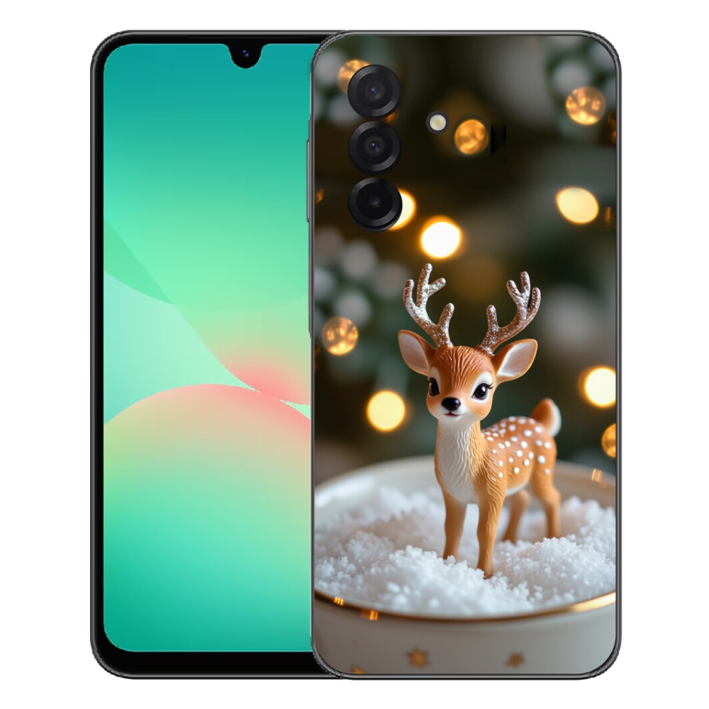 Gélový kryt mmCase na Samsung Galaxy A27 5G - roztomilý vianočný jeleň