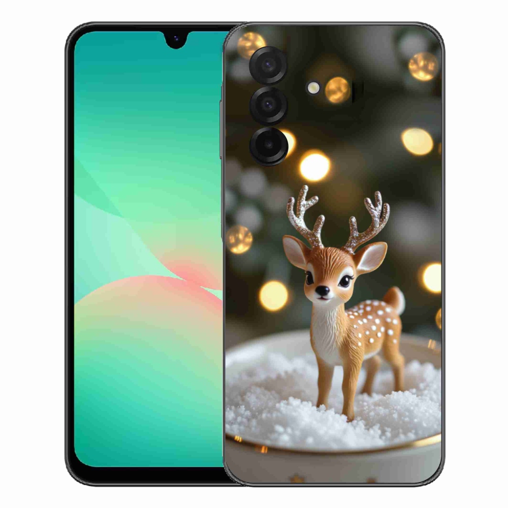 Gélový kryt mmCase na Samsung Galaxy A27 5G - roztomilý vianočný jeleň