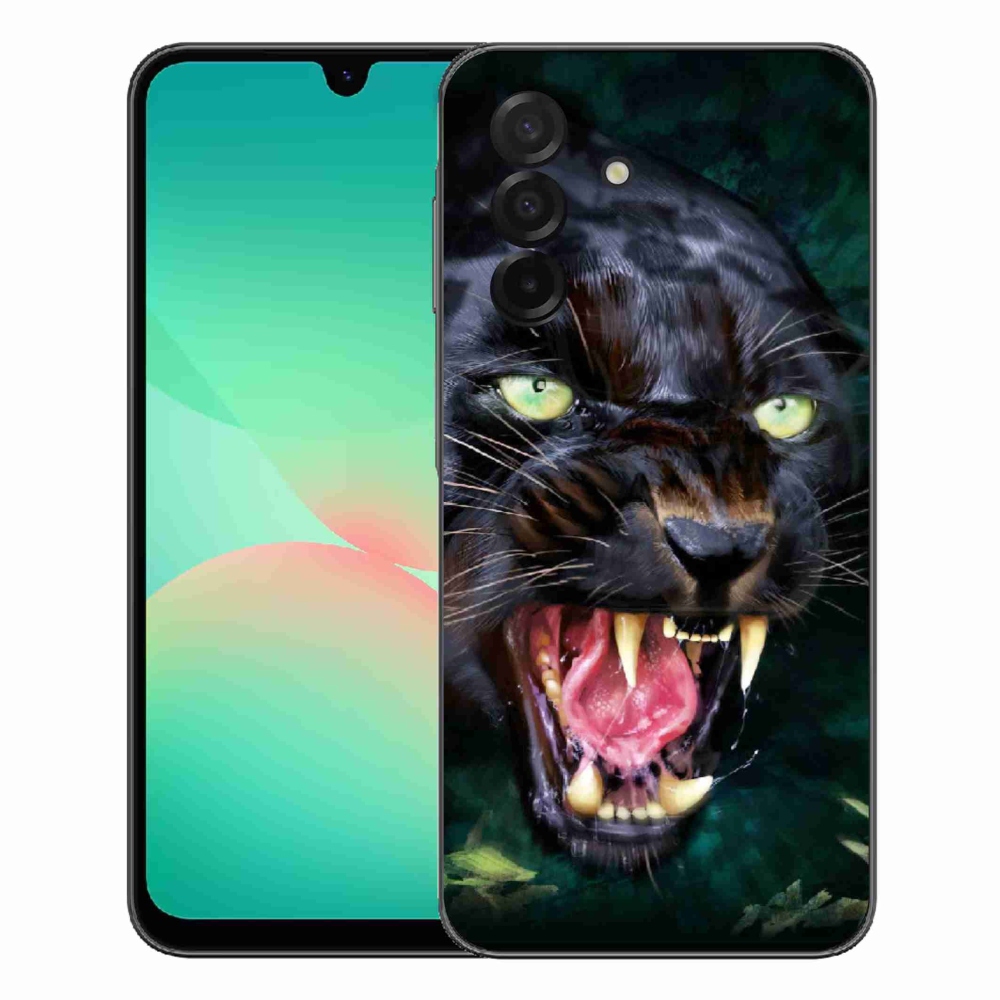 Gélový kryt mmCase na Samsung Galaxy A27 5G - rozzúrený čierny panter
