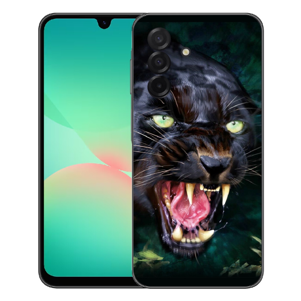 Gélový kryt mmCase na Samsung Galaxy A27 5G - rozzúrený čierny panter