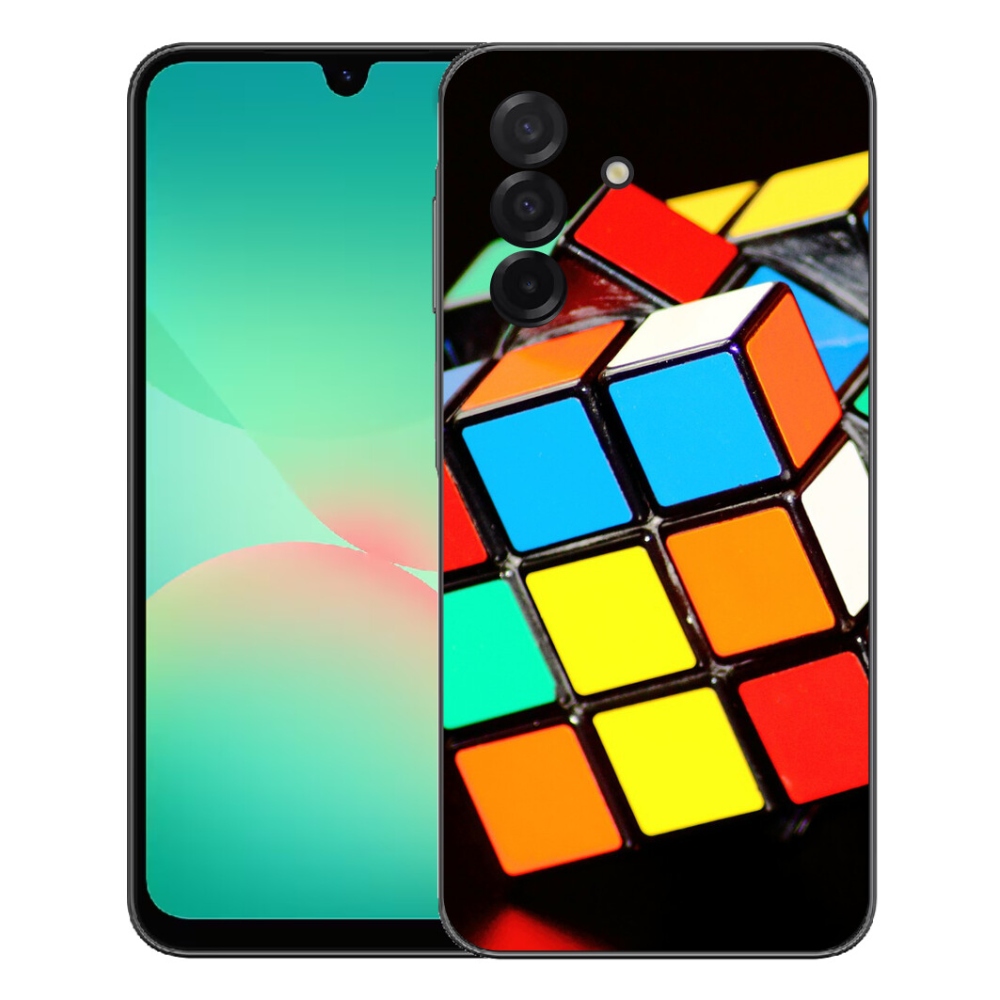 Gélový kryt mmCase na Samsung Galaxy A27 5G - rubikova kocka