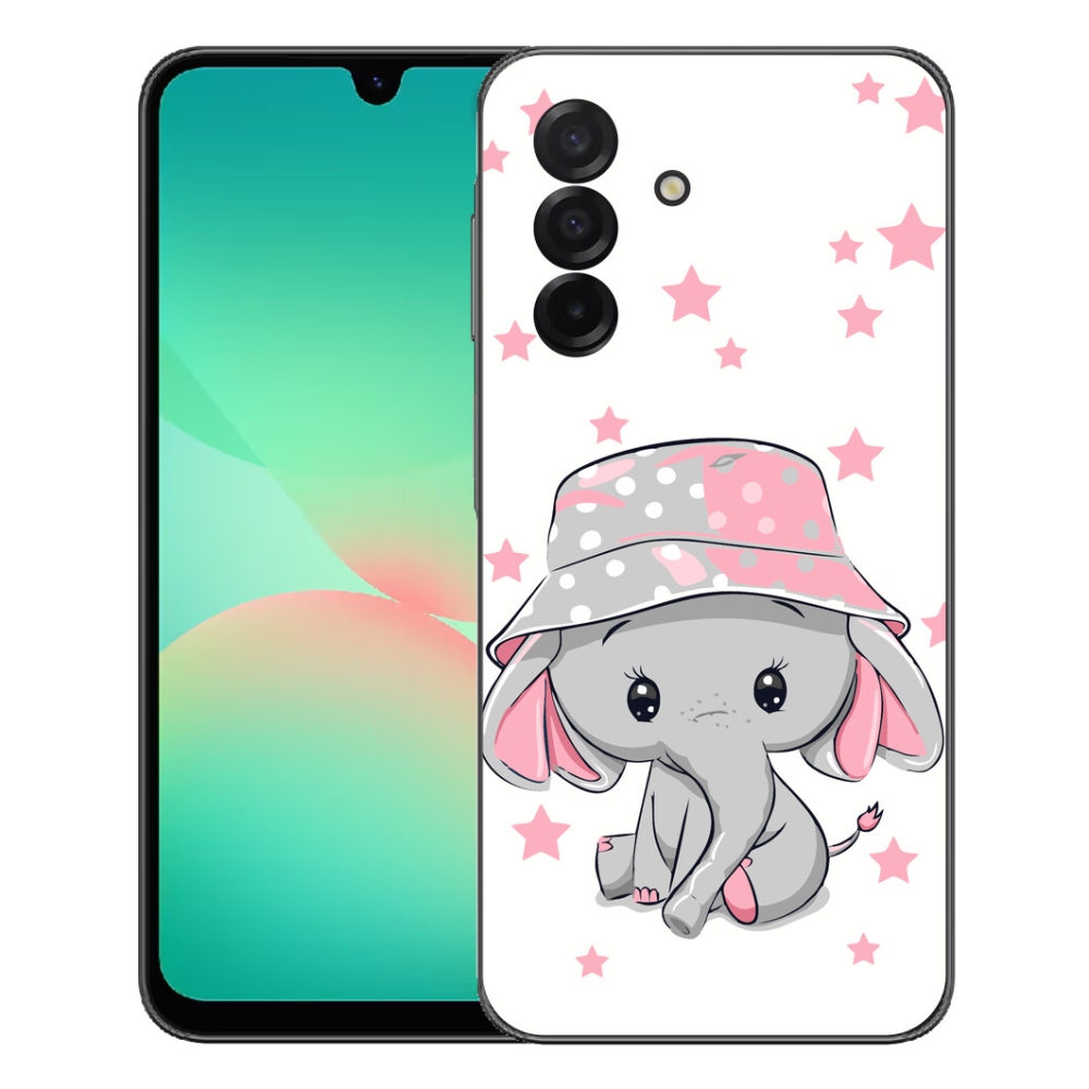 Gélový kryt mmCase na Samsung Galaxy A27 5G - ružový slon