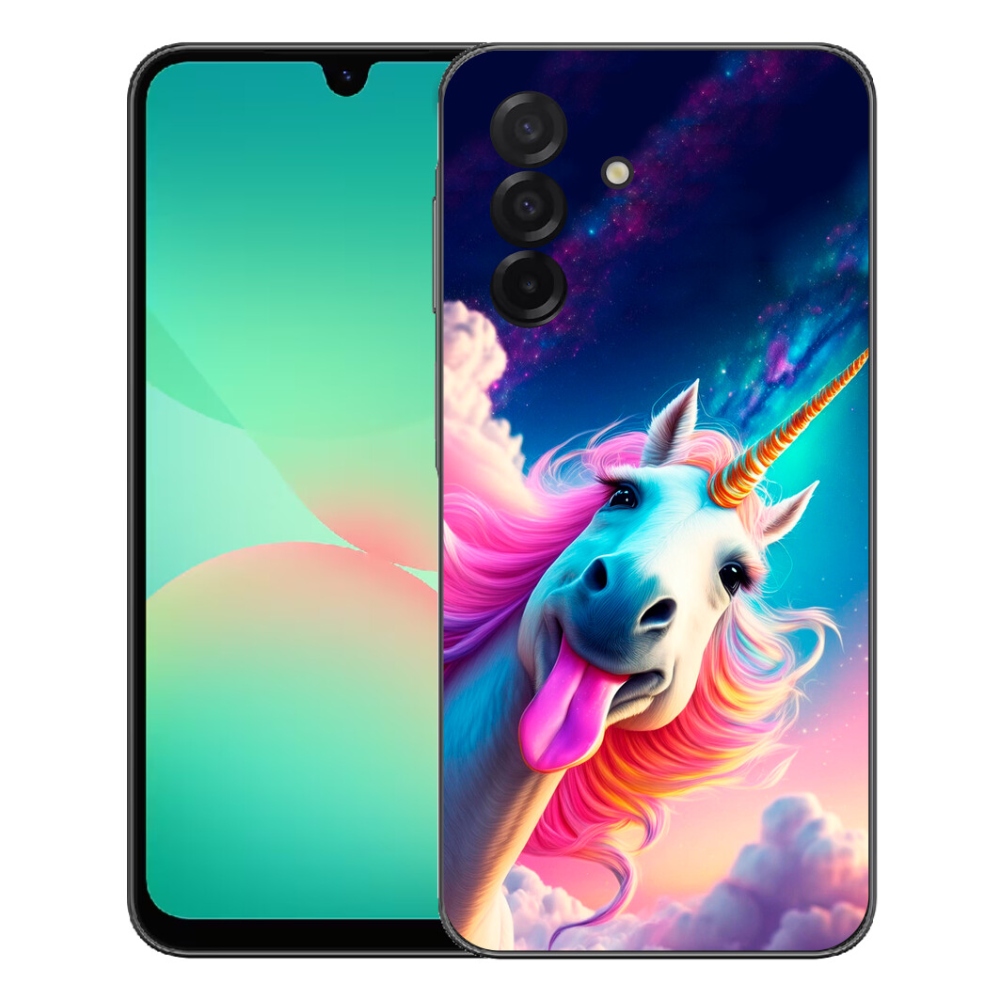 Gélový kryt mmCase na Samsung Galaxy A27 5G - šialený jednorožec
