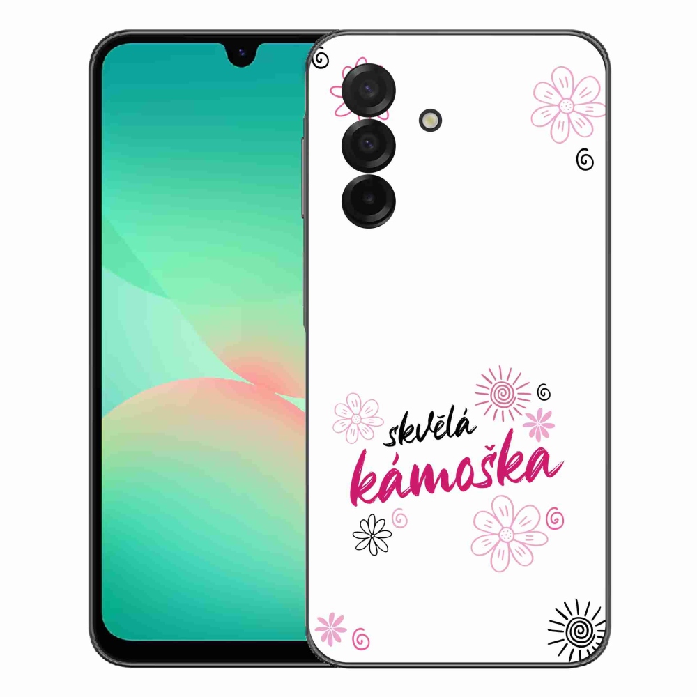 Gélový kryt mmCase na Samsung Galaxy A27 5G - skvelá kamoška biele pozadie