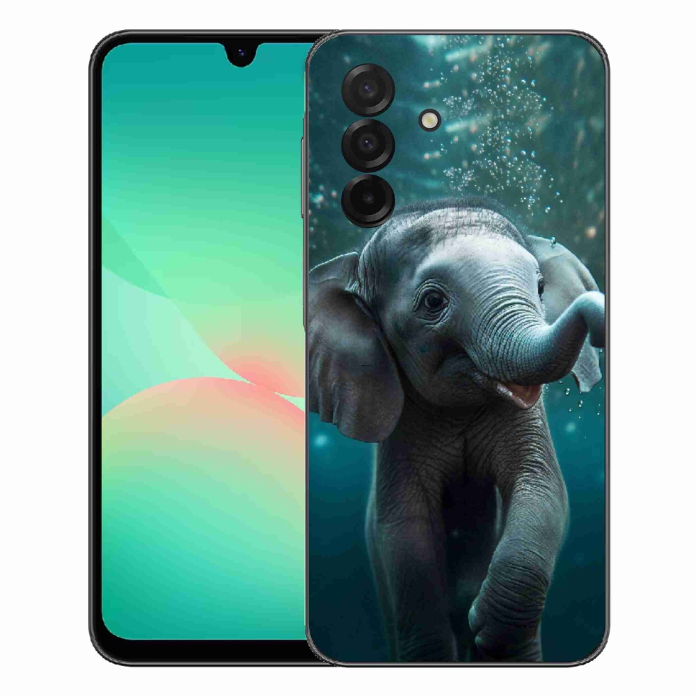 Gélový kryt mmCase na Samsung Galaxy A27 5G - sloník pod vodou