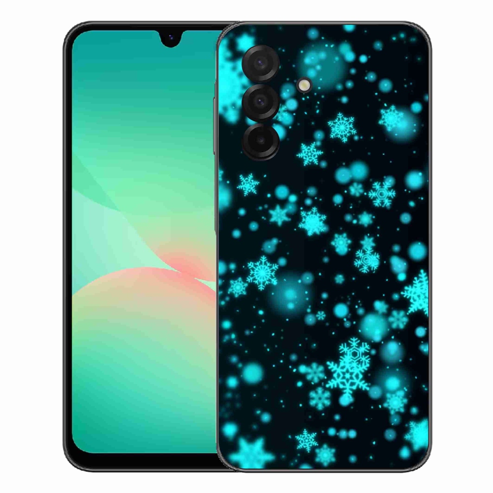 Gélový kryt mmCase na Samsung Galaxy A27 5G - snehové vločky 1