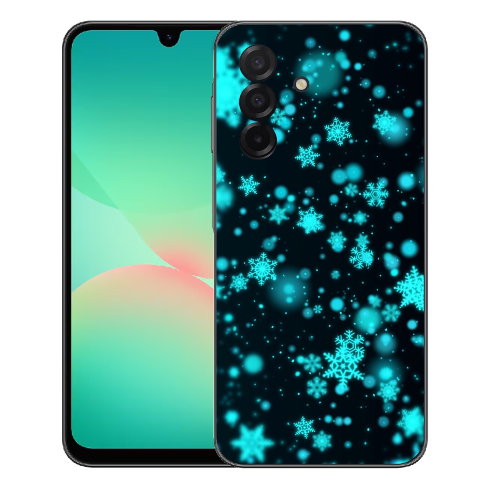 Gélový kryt mmCase na Samsung Galaxy A27 5G - snehové vločky 1