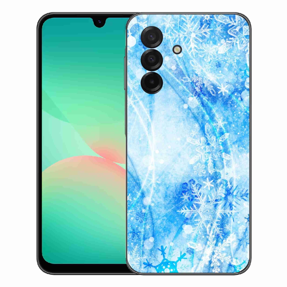 Gélový kryt mmCase na Samsung Galaxy A27 5G - snehové vločky