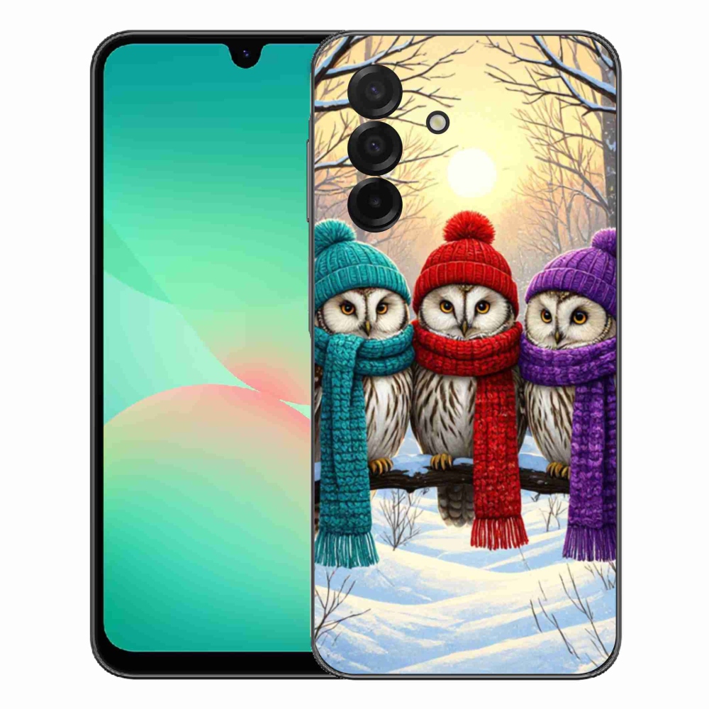 Gélový kryt mmCase na Samsung Galaxy A27 5G - soví priatelia