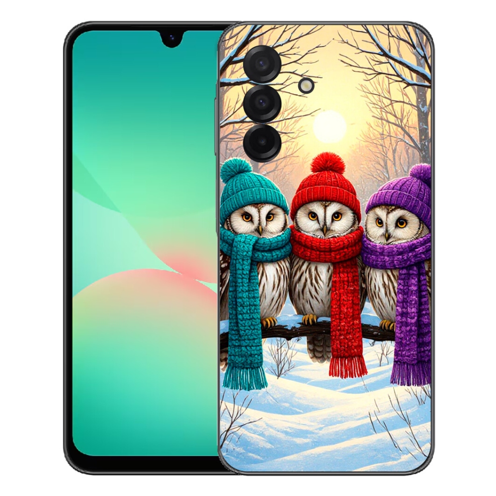 Gélový kryt mmCase na Samsung Galaxy A27 5G - soví priatelia