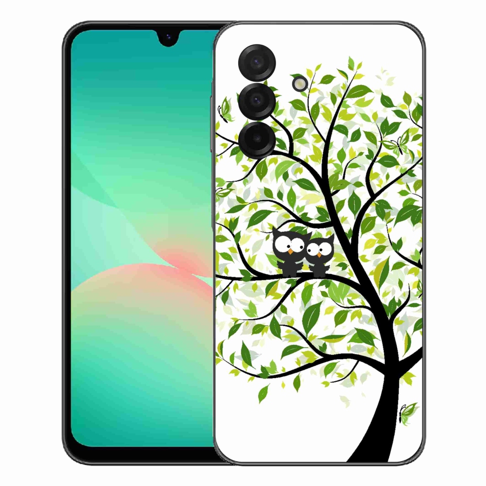 Gélový kryt mmCase na Samsung Galaxy A27 5G - sovičky na strome