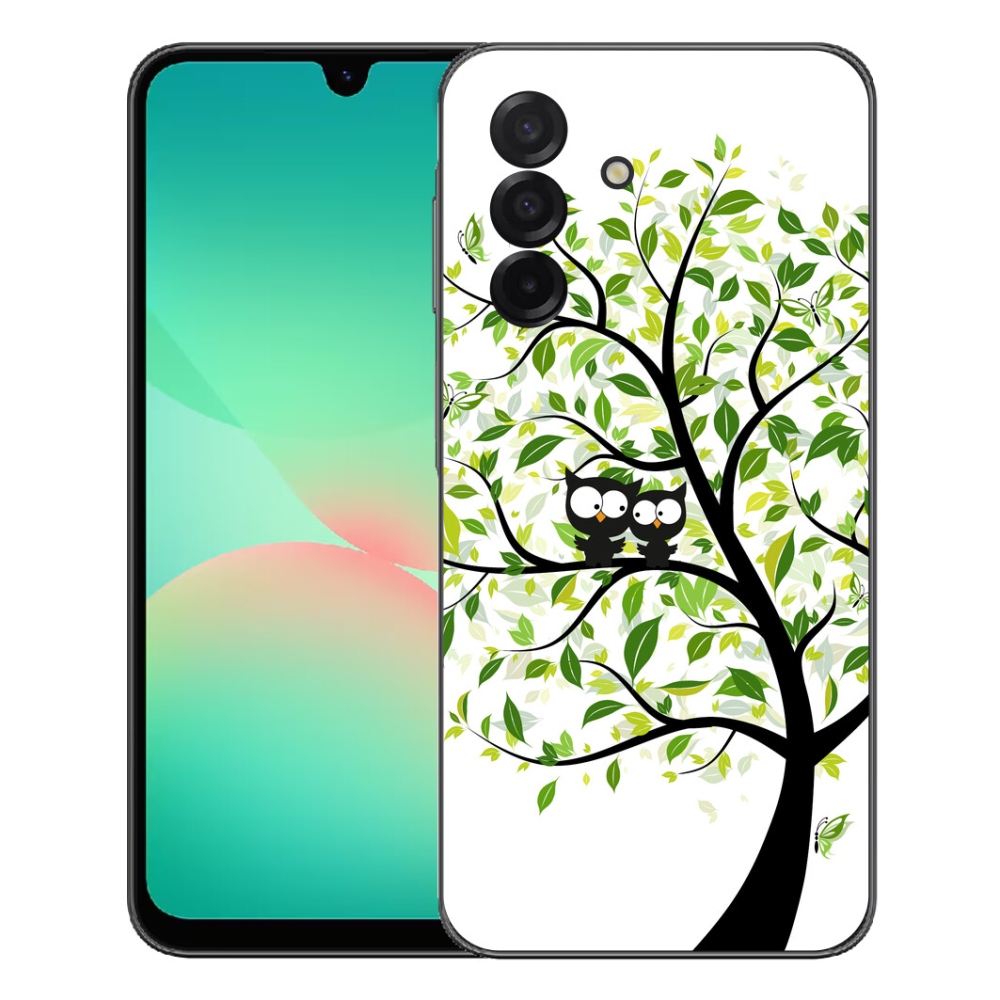 Gélový kryt mmCase na Samsung Galaxy A27 5G - sovičky na strome