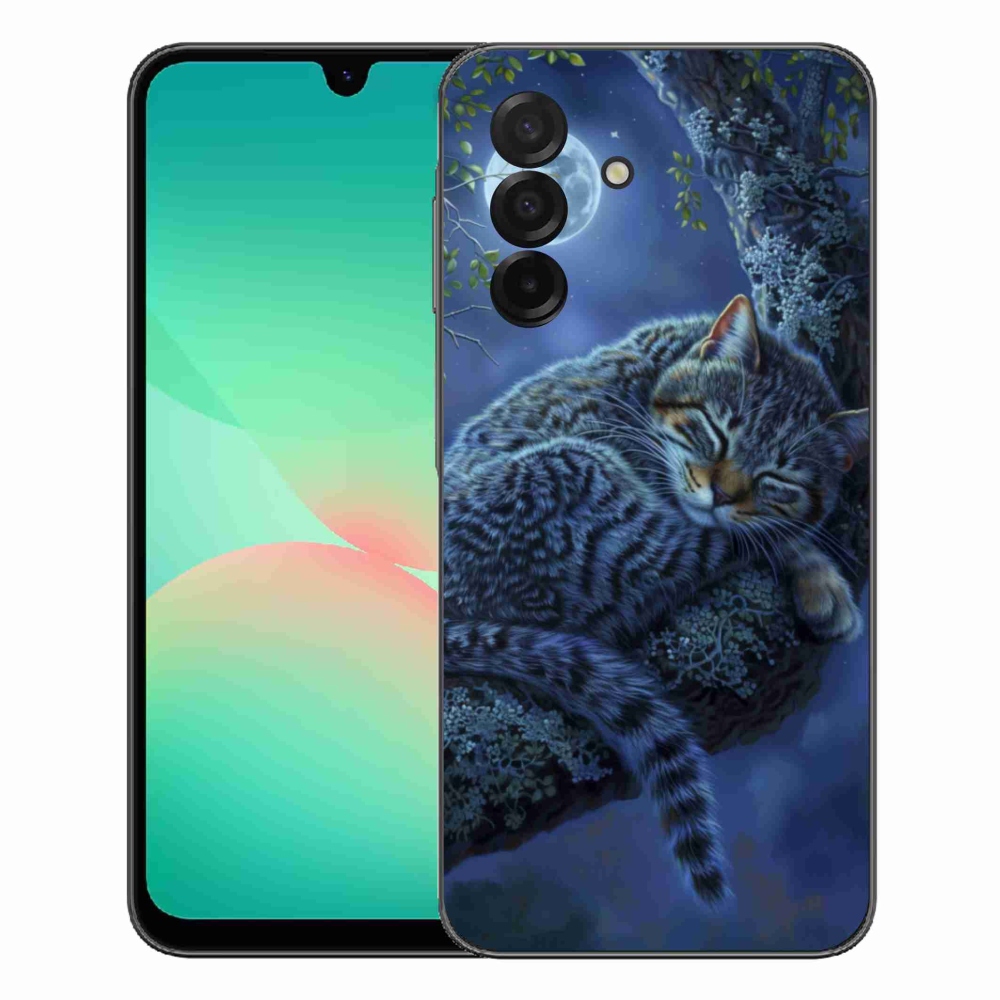 Gélový kryt mmCase na Samsung Galaxy A27 5G - spiaca mačka