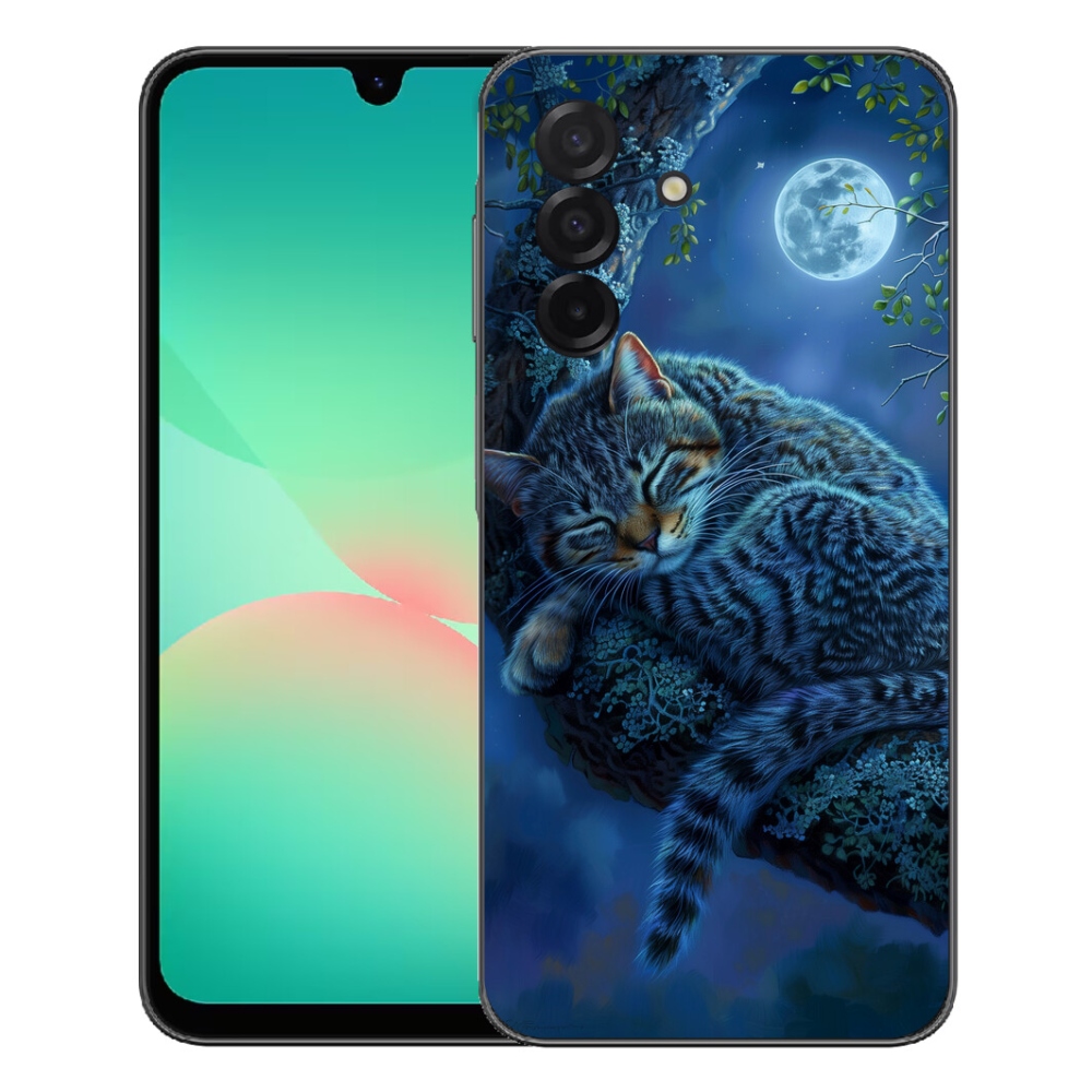 Gélový kryt mmCase na Samsung Galaxy A27 5G - spiaca mačka