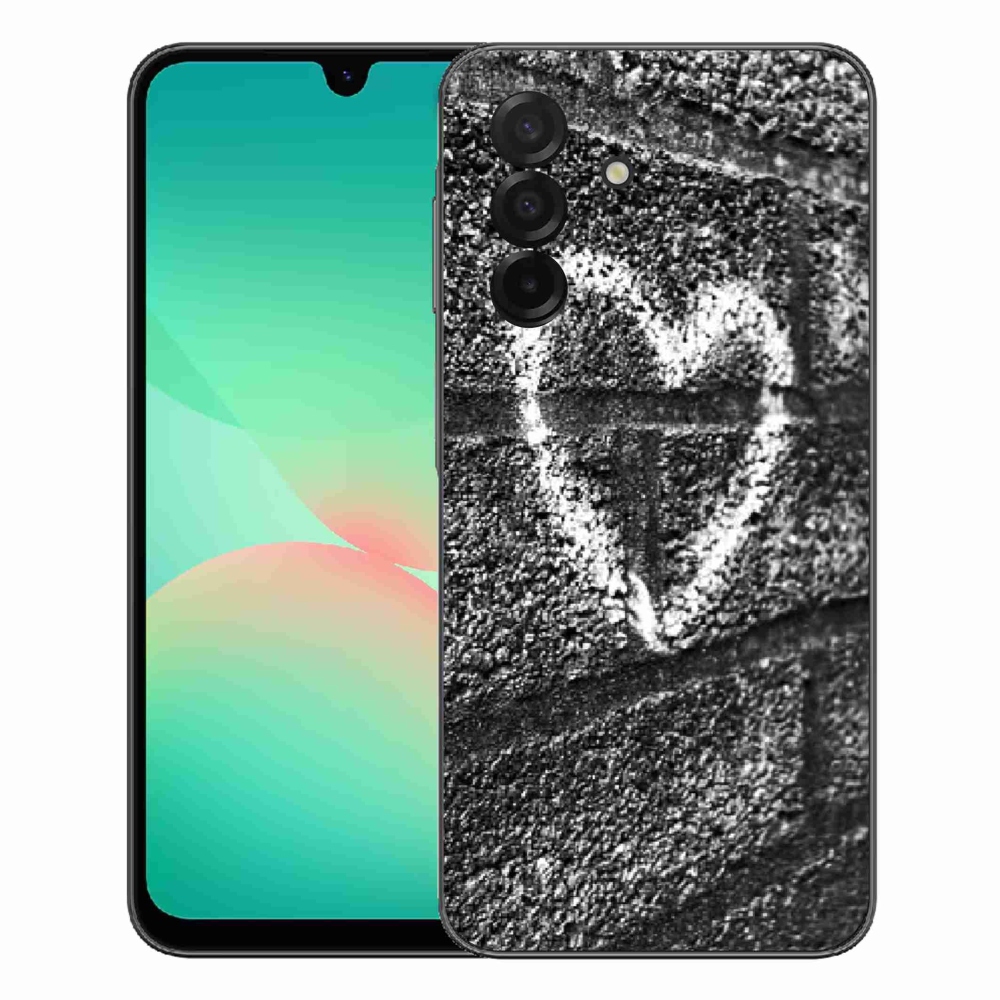 Gélový kryt mmCase na Samsung Galaxy A27 5G - srdce na stene