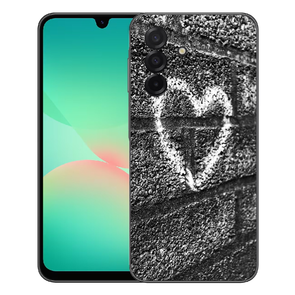 Gélový kryt mmCase na Samsung Galaxy A27 5G - srdce na stene