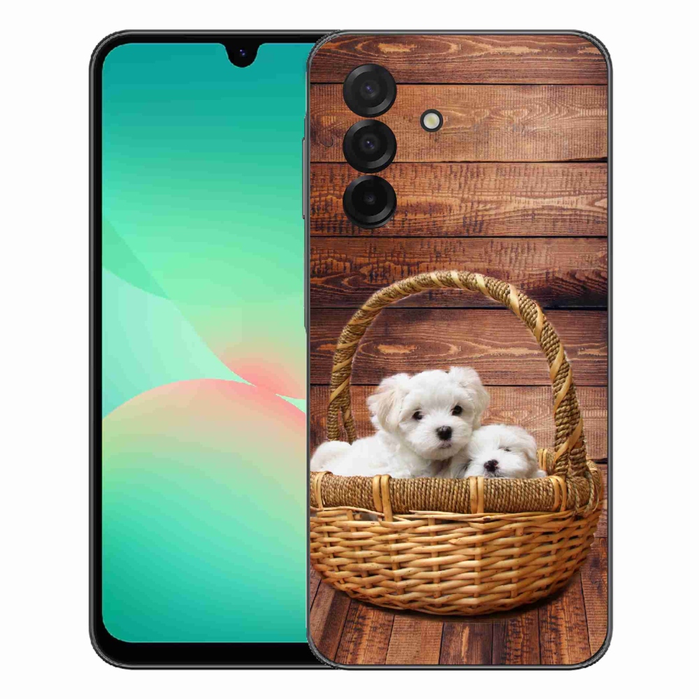 Gélový kryt mmCase na Samsung Galaxy A27 5G - šteniatka