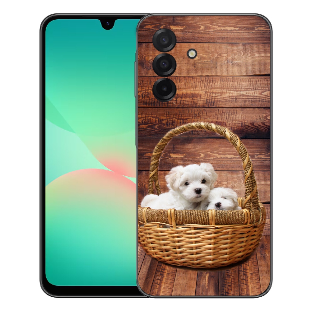 Gélový kryt mmCase na Samsung Galaxy A27 5G - šteniatka