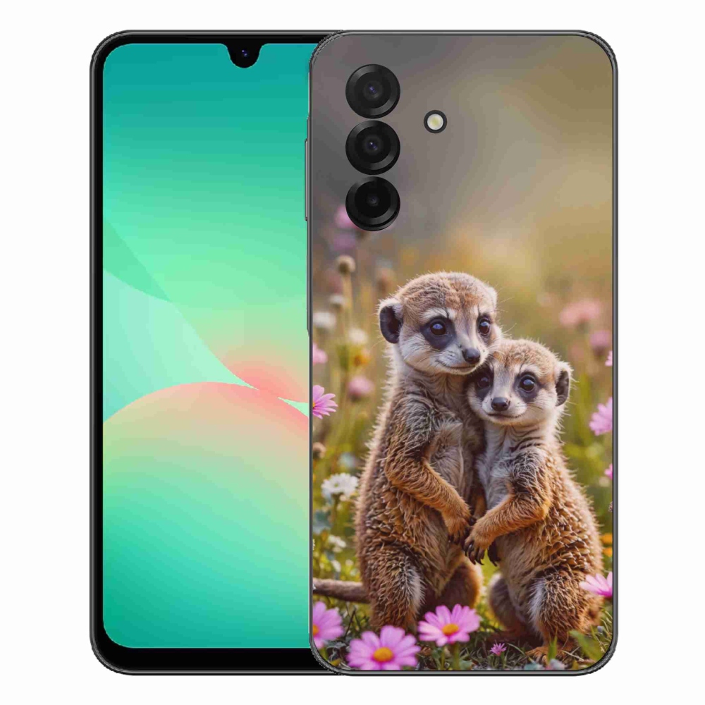Gélový kryt mmCase na Samsung Galaxy A27 5G - surikatí duo