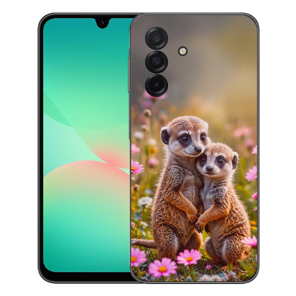 Gélový kryt mmCase na Samsung Galaxy A27 5G - surikatí duo