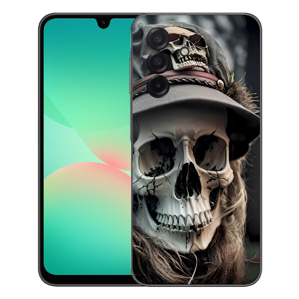 Gélový kryt mmCase na Samsung Galaxy A27 5G - temná lebka