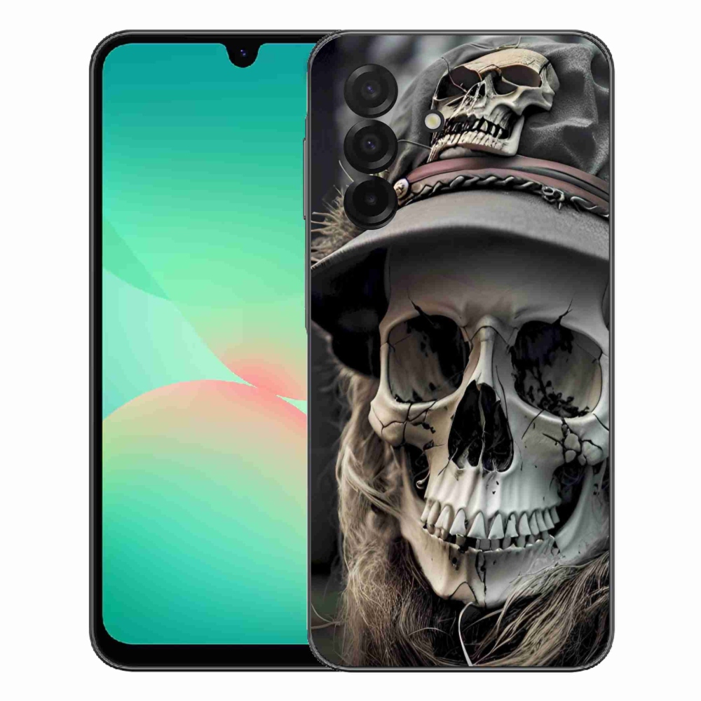 Gélový kryt mmCase na Samsung Galaxy A27 5G - temná lebka