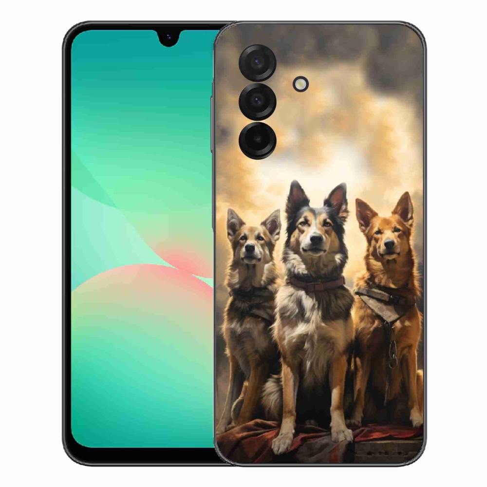 Gélový kryt mmCase na Samsung Galaxy A27 5G - tri psy