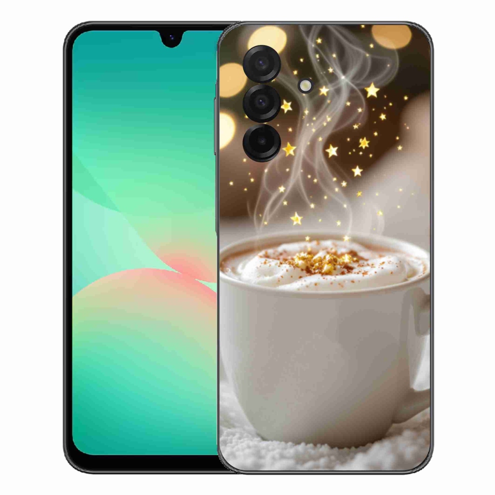 Gélový kryt mmCase na Samsung Galaxy A27 5G - vianočný horúci nápoj