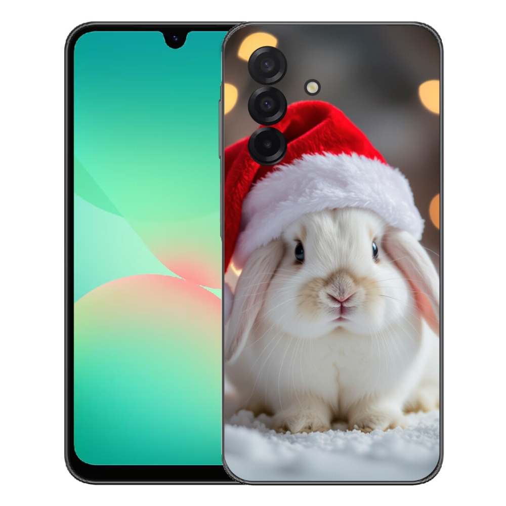 Gélový kryt mmCase na Samsung Galaxy A27 5G - vianočný králik