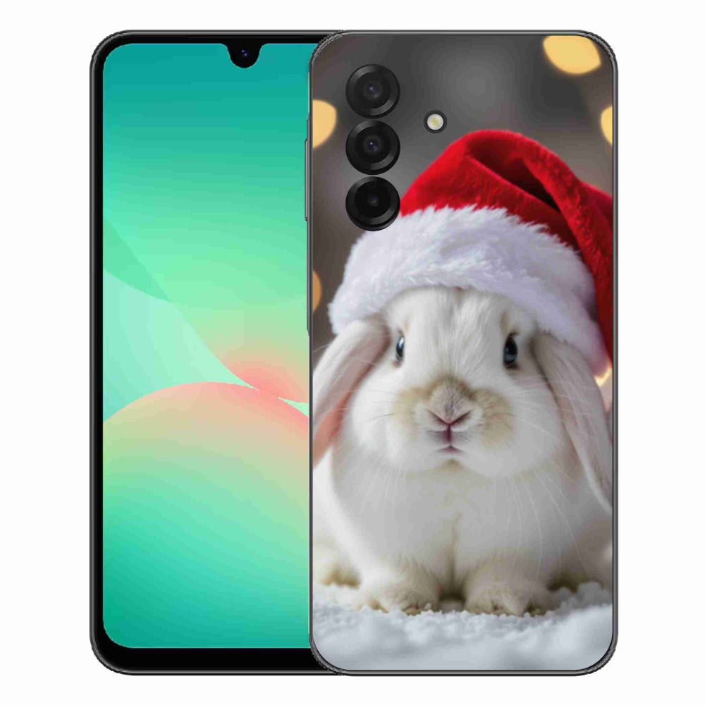 Gélový kryt mmCase na Samsung Galaxy A27 5G - vianočný králik
