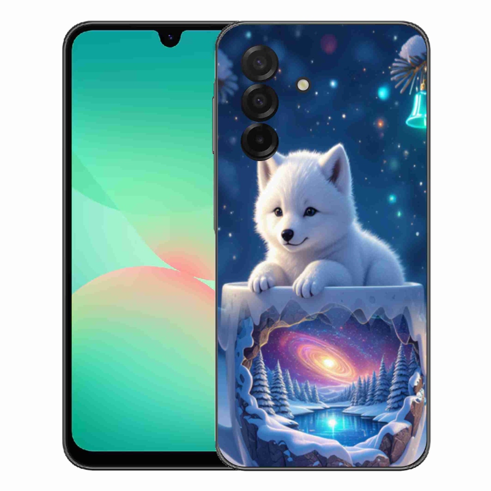 Gélový kryt mmCase na Samsung Galaxy A27 5G - vianočné šteňa
