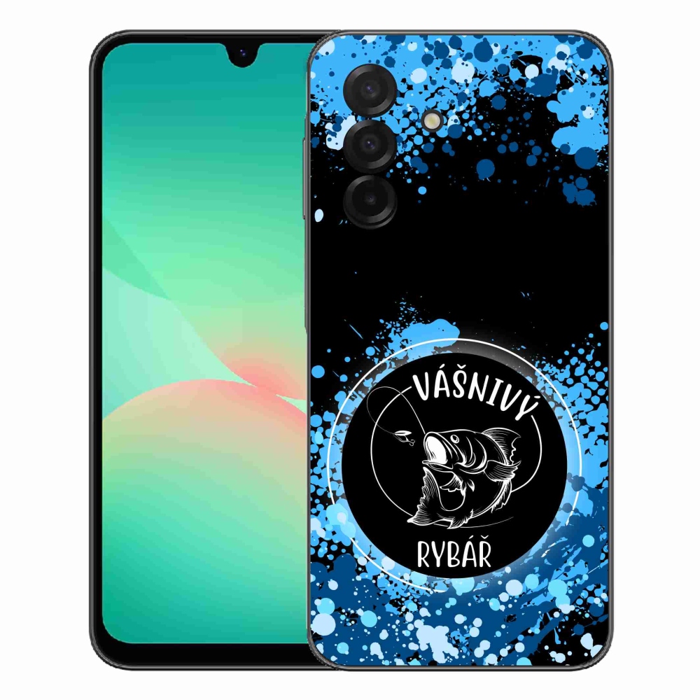 Gélový kryt mmCase na Samsung Galaxy A27 5G - vášnivý rybár čierne pozadie