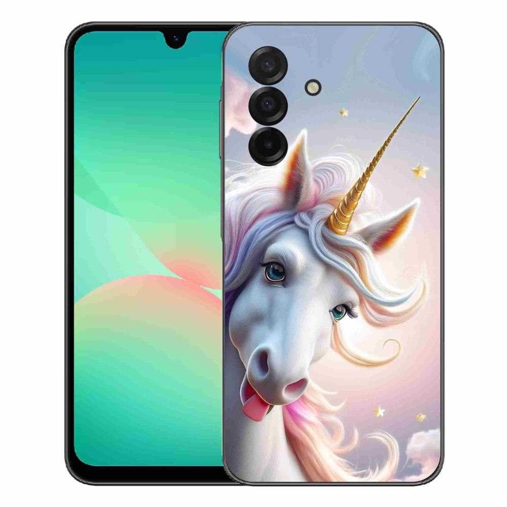 Gélový kryt mmCase na Samsung Galaxy A27 5G - veselý jednorožec