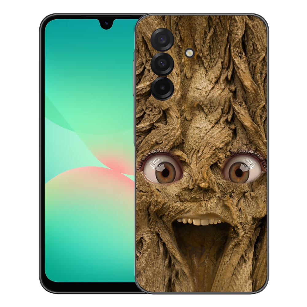 Gélový kryt mmCase na Samsung Galaxy A27 5G - veselý strom s očami