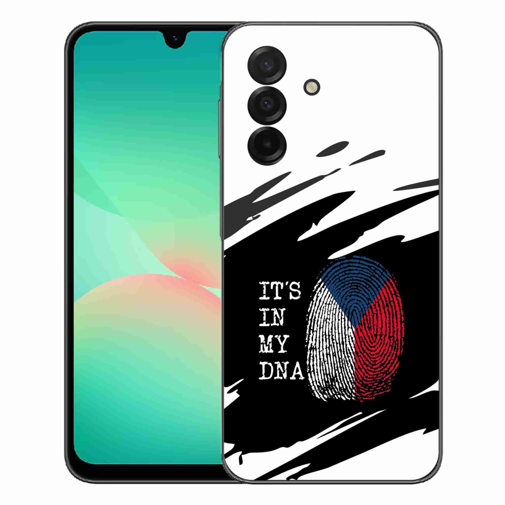 Gélový kryt mmCase na Samsung Galaxy A27 5G - vlajka odtlačok prsta čiernobiele pozadie