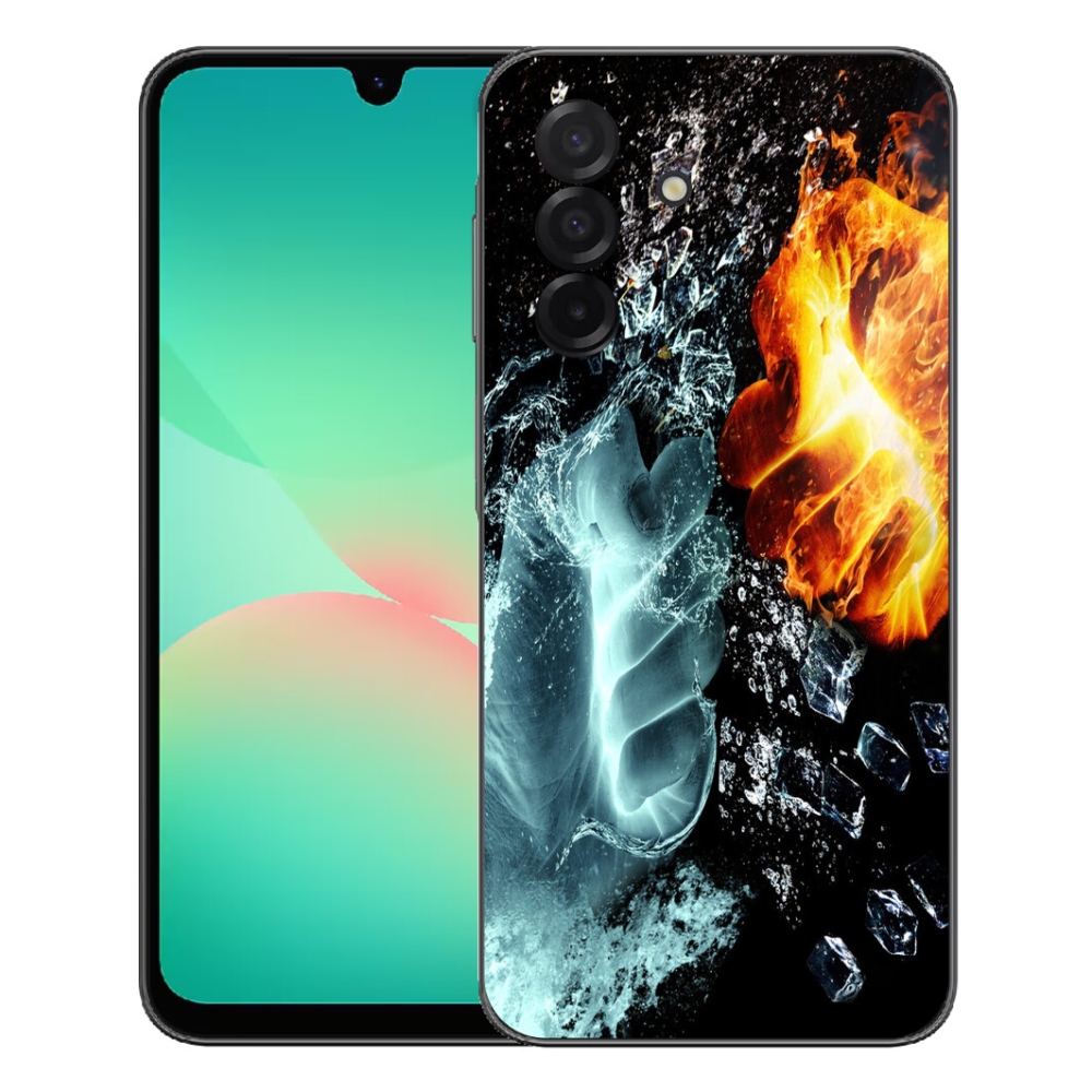 Gélový kryt mmCase na Samsung Galaxy A27 5G - voda a oheň