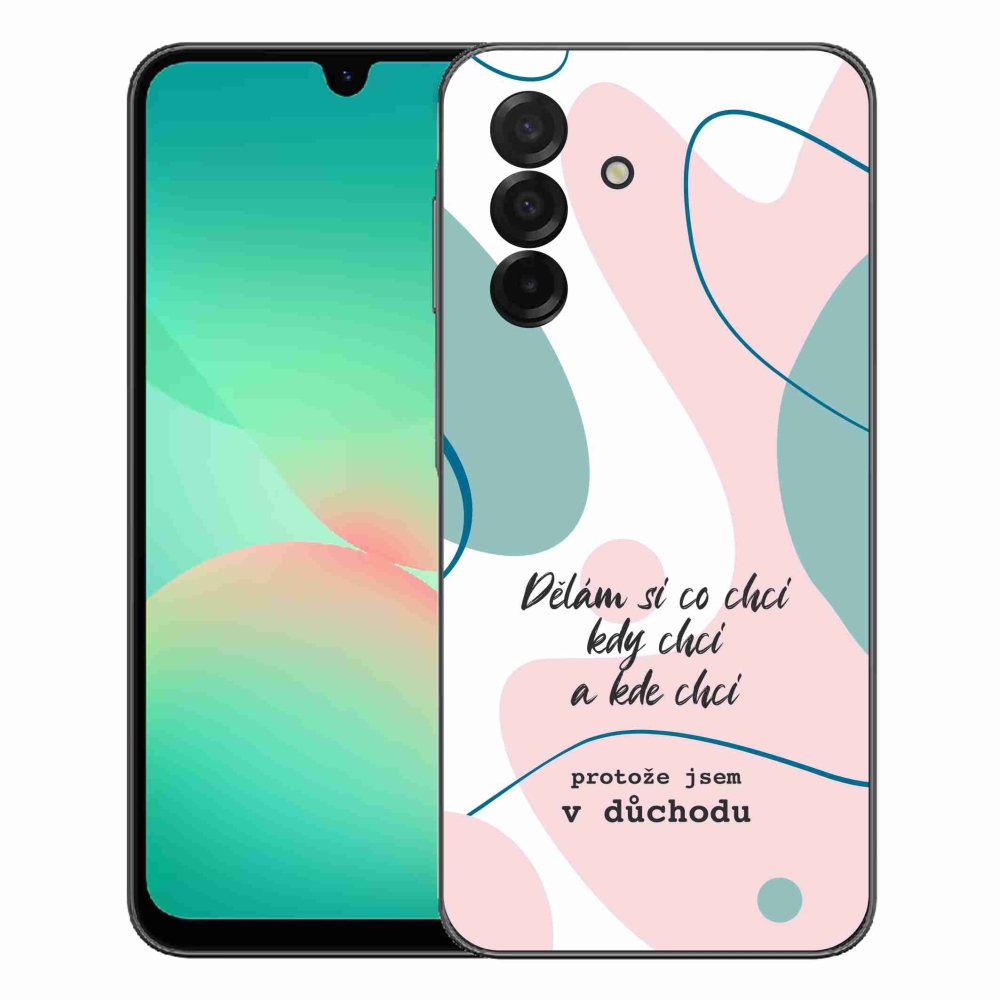 Gélový kryt mmCase na Samsung Galaxy A27 5G - vtipný text 10 biele pozadie