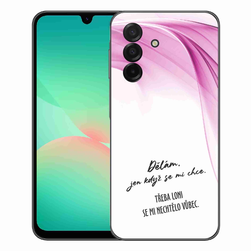 Gélový kryt mmCase na Samsung Galaxy A27 5G - vtipný text 12 biele pozadie
