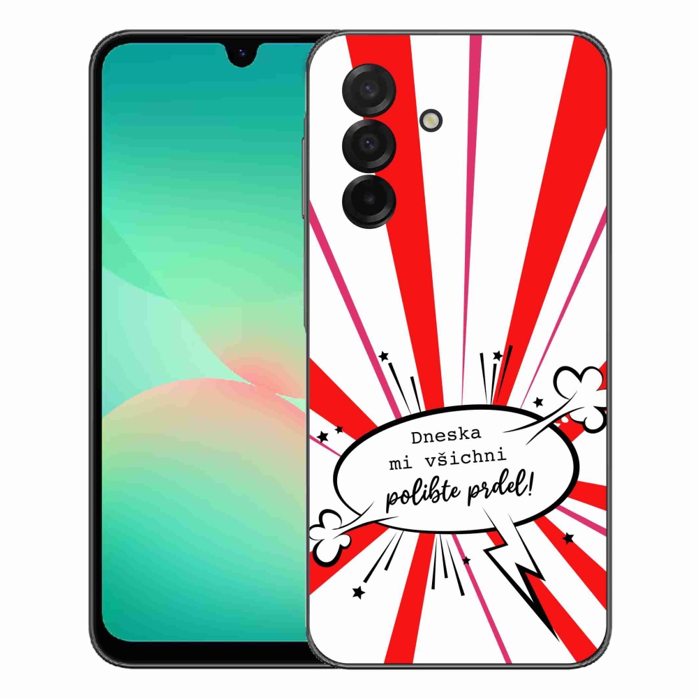 Gélový kryt mmCase na Samsung Galaxy A27 5G - vtipný text 15 biele pozadie