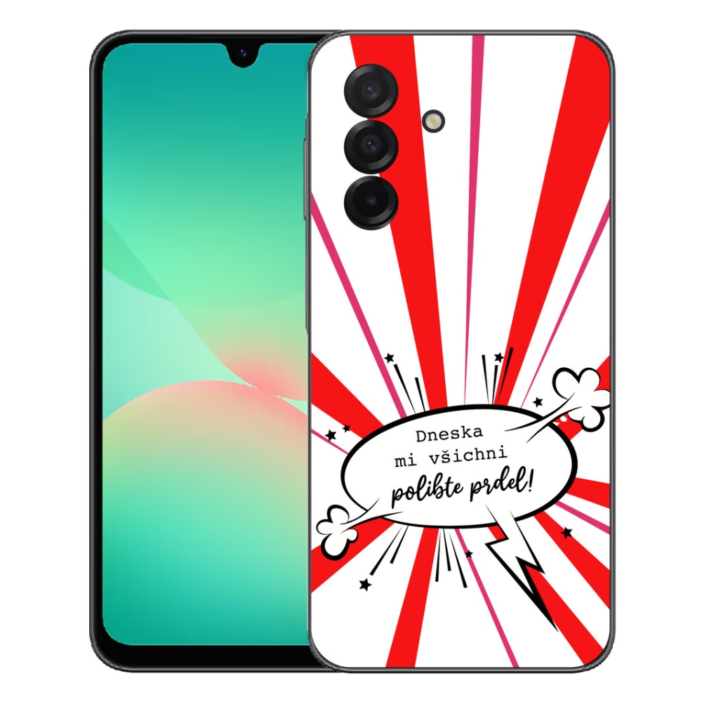 Gélový kryt mmCase na Samsung Galaxy A27 5G - vtipný text 15 biele pozadie