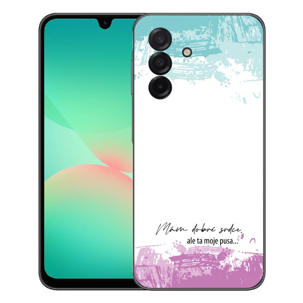 Gélový kryt mmCase na Samsung Galaxy A27 5G - vtipný text 3 biele pozadie
