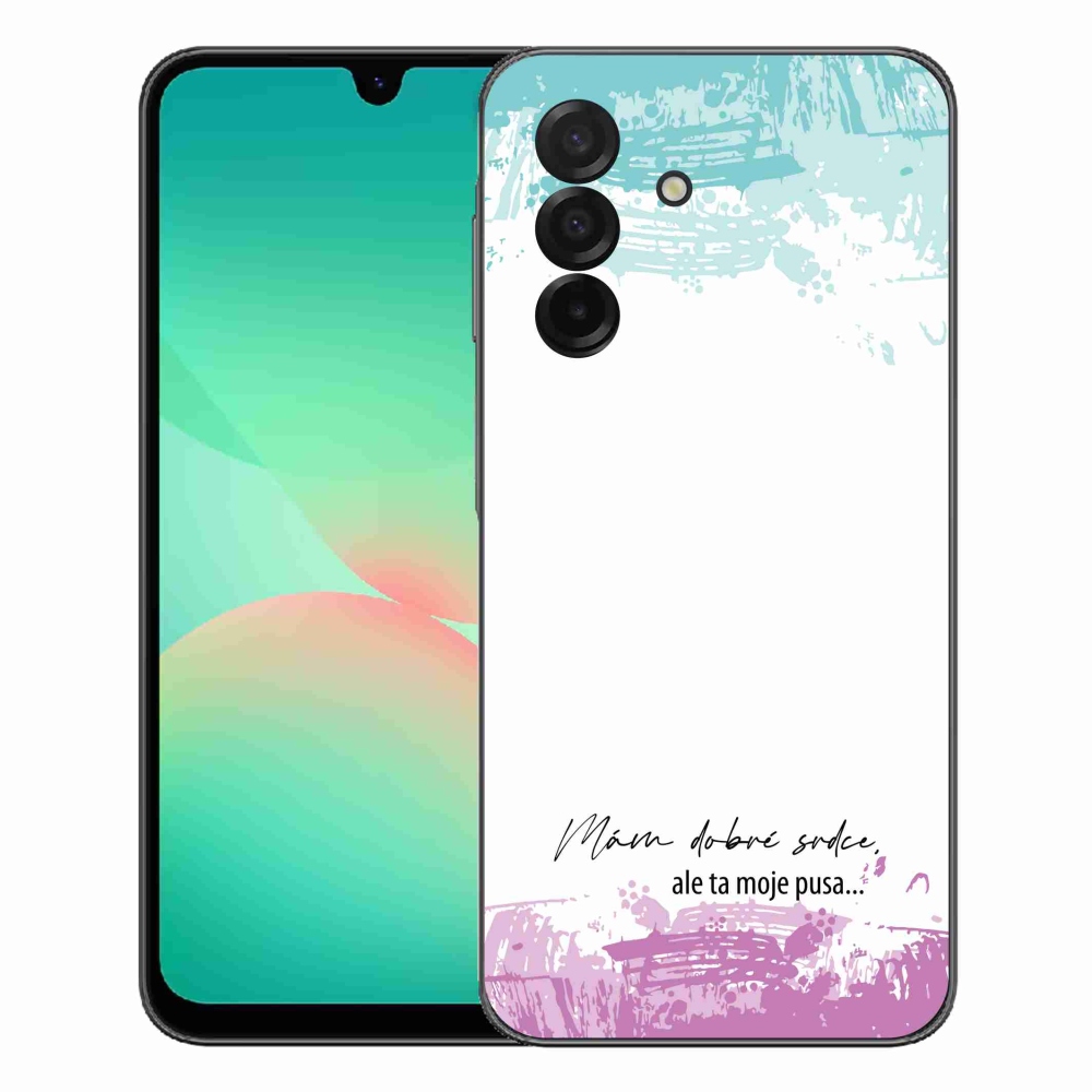 Gélový kryt mmCase na Samsung Galaxy A27 5G - vtipný text 3 biele pozadie