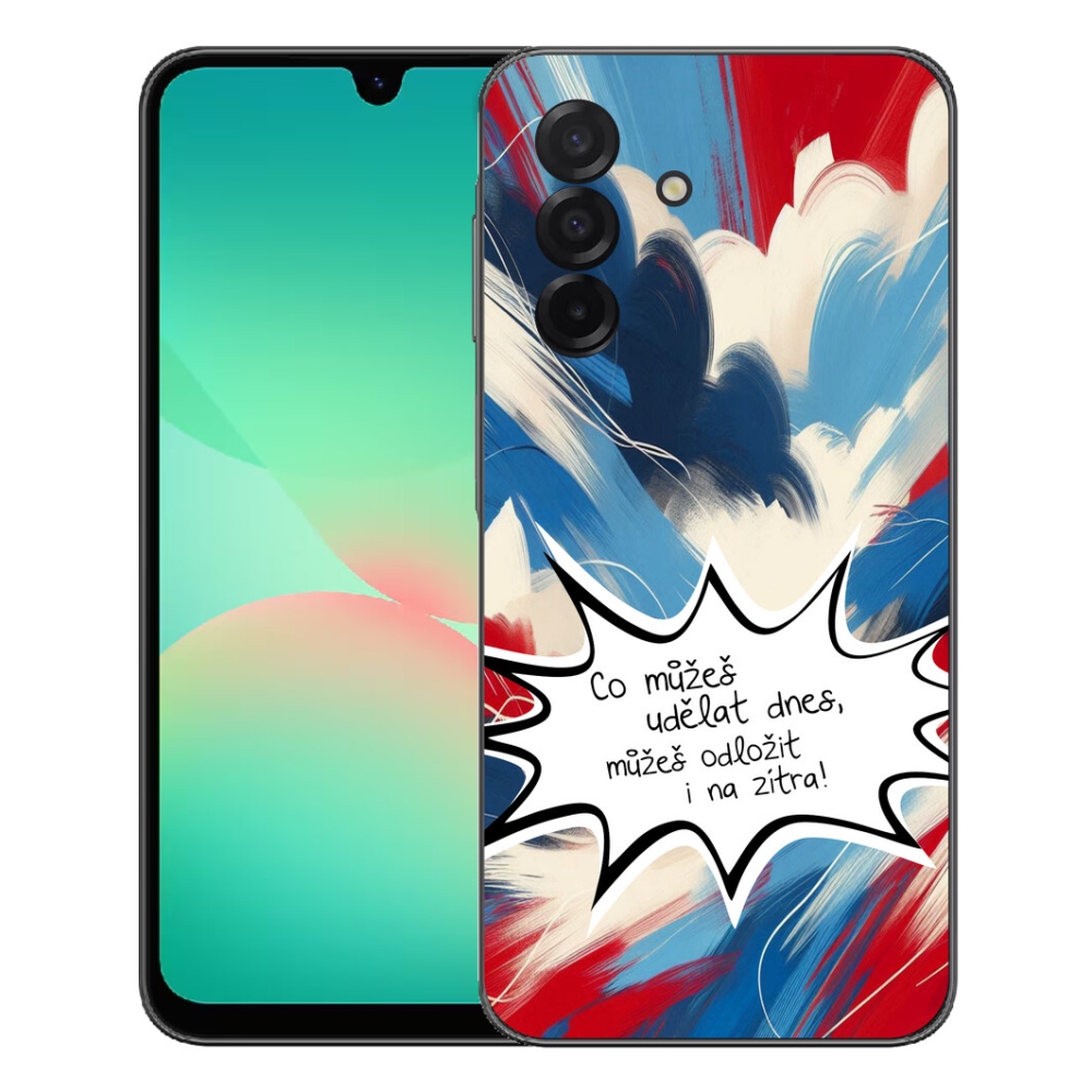 Gélový kryt mmCase na Samsung Galaxy A27 5G - vtipný text 9 biele pozadie