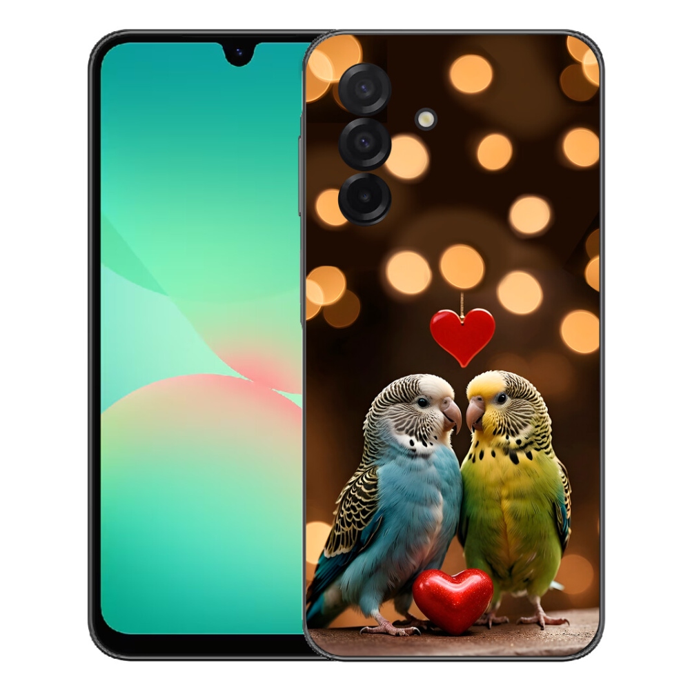 Gélový kryt mmCase na Samsung Galaxy A27 5G - zamilovaní papagáje