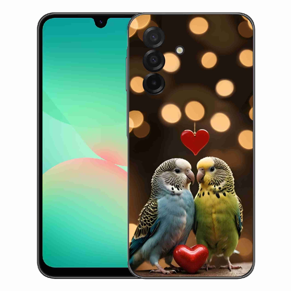 Gélový kryt mmCase na Samsung Galaxy A27 5G - zamilovaní papagáje