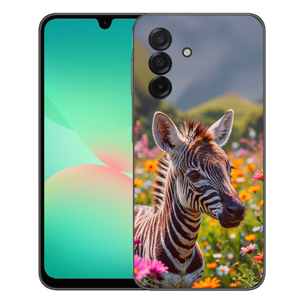 Gélový kryt mmCase na Samsung Galaxy A27 5G - zebra na lúke